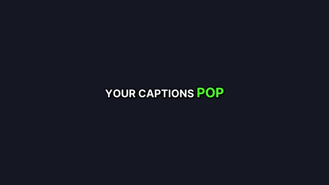 Neon Hype caption preview