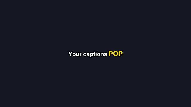 TikTok Classic caption preview